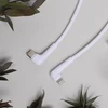 TelForceone Maxlife MXUC-09 angle kabelis USB-C - Lightning 1,0 m 27W baltos spalvos