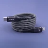 Telforceone Maxlife MXUC-11 magnetinis kabelis USB-C - Lightning 1,0 m 27W juodas nylon