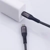 Telforceone Maxlife MXUC-11 magnetinis kabelis USB-C - Lightning 1,0 m 27W juodas nylon