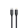 Telforceone Maxlife MXUC-12 cable USB-C - Lightning 2,0 m 27W juodas