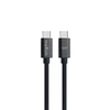 Telforceone Maxlife MXUC-12 cable USB-C - USB-C 1,0 m 100W juodas