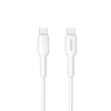 Telforceone Maxlife MXUC-13 cable USB-C - USB-C 1,0 m 60W baltas