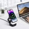 Maxlife MXWC-06 magnetinis belaidis įkroviklis 15W juodos spalvos 3in1