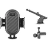 Telforceone Maxlife universal car holder for windshield and air vent MXCH-17 juodas