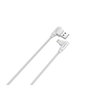 Maxximus Kabelis MX CORNER FAST CHARGE LIGHTNING 2.4A / 1m, baltos spalvos