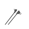 Maxximus Kabelis MX CORNER FAST CHARGE MICRO USB 2.4A / 1m, juodos spalvos