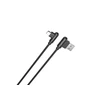 Maxximus Kabelis MX CORNER FAST CHARGE MICRO USB 2.4A / 1m, juodos spalvos
