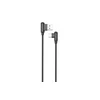 Maxximus Kabelis MX CORNER FAST CHARGE TYPE-C 2.4A / 1m, juodos spalvos
