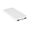 Maxximus POWERBANK MX COCO 10 000 mAh, 2xUSB, 10W Li-Po, baltos spalvos + kabelis micro USB