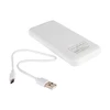 Maxximus POWERBANK MX COCO 10 000 mAh, 2xUSB, 10W Li-Po, baltos spalvos + kabelis micro USB