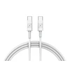 Maxximus Tinklo įkroviklis MX ALFA 20W PD+QC, USB-A+C + kabelis C/C 20W PD, baltos spalvos