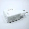 Įkroviklis Maxximus Ład. sieć. MX Burst GaN PD 35W, 2xUSB-C + kabelis PD 20W C/Lightning, Baltas/BALTA
