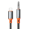 Mcdodo CA-0780 Lightning iki 3.5 mm AUX mini lizdo kabelis, 1.2 m (juodas)