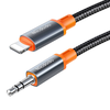 Mcdodo CA-0780 Lightning iki 3.5 mm AUX mini lizdo kabelis, 1.2 m (juodas)