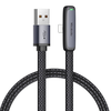 Mcdodo CA-2791 USB ir žaibo kampo kabelis, 1.8 m (juodas)