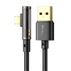 Mcdodo CA-3511 USB į žaibo prizmę 90 laipsnių kabelis, 1.8 m (juodas)