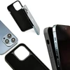 Medinis ir dervos dėklas iPhone 15 Plus Bewood Unique Turquoise - turkis ir juodas