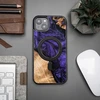 Wood and resin Apple iPhone 15 Plus MagSafe Bewood Unique Violet - dėklas telefonui violetinės spalvos and juodas