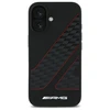 Mercedes AMG AMHMP16S2SCFR Apple iPhone 16 6.1" dėklas telefonui juodos spalvos Checkered Flag Pattern MagSafe