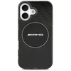 Mercedes AMG Double Layer skaidrus Smocked MagSafe dėklas skirtas Apple iPhone 17 juodos spalvos