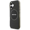 Mercedes AMG Double Layer skaidrus Smocked MagSafe dėklas skirtas Apple iPhone 17 juodos spalvos