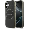 Mercedes AMG Double Layer skaidrus Smocked MagSafe dėklas skirtas Apple iPhone 17 juodos spalvos