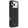 Mercedes Leather Laurel Leaves Stripes MagSafe dėklas skirtas Apple iPhone 17 Pro Max juodos spalvos