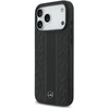 Mercedes Leather Laurel Leaves Stripes MagSafe dėklas Apple iPhone 17 Pro Max juodos spalvos