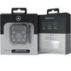 Mercedes MEA28DPMGS AirPods 1/2 dėklas, juodos spalvos, Large Star Pattern