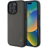 Mercedes MB Curved Stitches Leather Apple iPhone 16 Pro Max Case – dėklas telefonui rudos spalvos