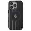 Mercedes MB Double Layer Crossed Lines MagSafe Apple iPhone 16 Pro Case - dėklas telefonui juodos spalvos