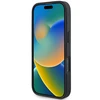 Mercedes MEHMP16L23RURBK Apple iPhone 16 Pro 6.3" juodos spalvos dėklas MB Mėlyna Line Leather MagSafe