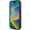 Mercedes MB dėklas telefonui mėlynos spalvos Line Leather MagSafe Apple iPhone 16 Pro Max - Navy dėklas telefonui mėlynos spalvos