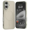 Dėklas Mercury MagSafe pusiau silikoninis iPhone 16 6,1" akmens spalvos