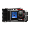 Metalinis apsauginis dėklas su „Puluz“ rankena, skirtas DJI Osmo Action 5 Pro / Action 4 / Action 3