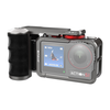 Metalinis apsauginis dėklas su „Puluz“ rankena, skirtas DJI Osmo Action 5 Pro / Action 4 / Action 3