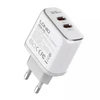 MFi sieninis įkroviklis LDNIO A2528M, 2xUSB-C, USB-C iki Lightning 35W