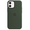 Dėklas MHKR3ZM A Apple Silicone Magsafe Cover for iPhone 12 Mini Cypress Žalias