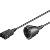 MicroConnect Maitinimo laidas C14 -Schuko M-F maitinimo laidas