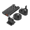Mini kelioninis sieninis įkroviklis Choetech PD6011 PD65W GaN plonas USB-A+C (juodas)