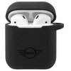 Mini Morris Mini MIACA2SLTBK AirPods dėklas ausinėms juodos spalvos silikoninis Collection
