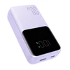 Joyroom JR-PBC07 20000mAh 30W mini power bank su USB-C and Lightning kabeliss - violetinės spalvos