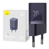 Mini sieninis įkroviklis Baseus GaN5 30W (violetinė)