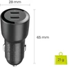 Mobile Origin automobilinis įkroviklis 60W 2 USB-C, CA11