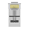 Modulinis RJ45 Cat.6 UTP Connector Vention IDDR0-100 Skaidrus 100 vnt.