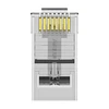 Modulinis RJ45 Cat.6 UTP Connector Vention IDDR0-100 Skaidrus 100 vnt.