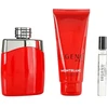 Mont Blanc Montblanc Legend Raudona Eau De Perfume Purškiklis, 100 ml Set 3 Pieces