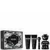 „Moschino Toy Boy by Moschino“ vyriškas kvapusis vanduo 90 ml, balzamas po skutimosi 90 ml, dušo želė 90 ml ir kvapusis vanduo 0,33 ml