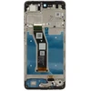 „Motorola G04“ skystųjų kristalų ekranas + jutiklinis blokas + juodas priekinis dangtelis (servisų paketas)