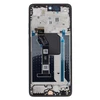 Dėklas Motorola G56 LCD ekranas + lietimui jautrus skydelis + priekinis dangtelis, pilkas rūkas (pakeitimo paketas)
